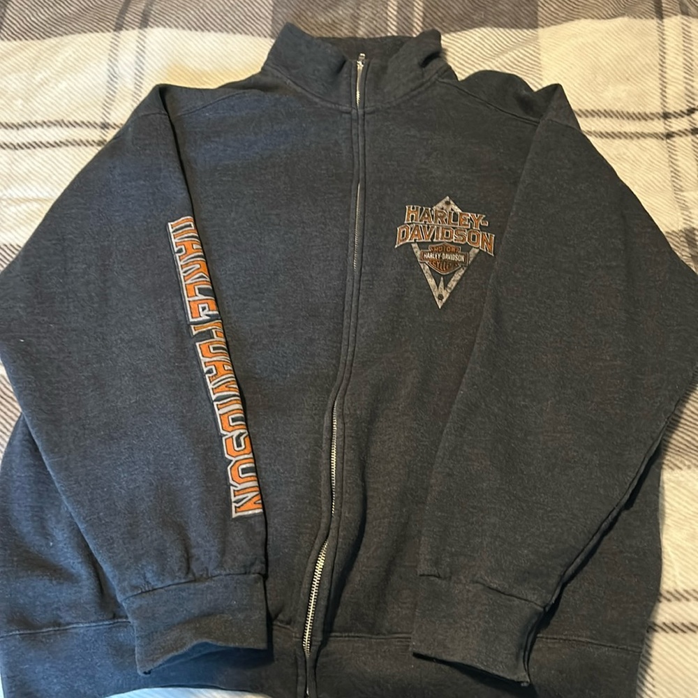 Men’s Harley Davidson full zip sweatshirt